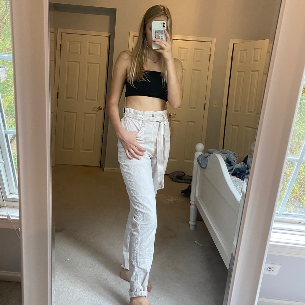 Linen Cargo Pants~Abercrombie&Fitch~Size Small